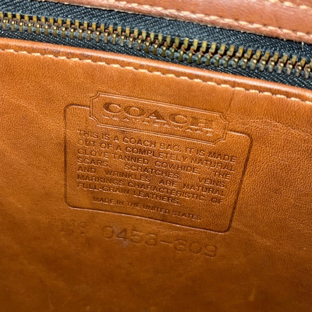 Vintage Coach messenger bag